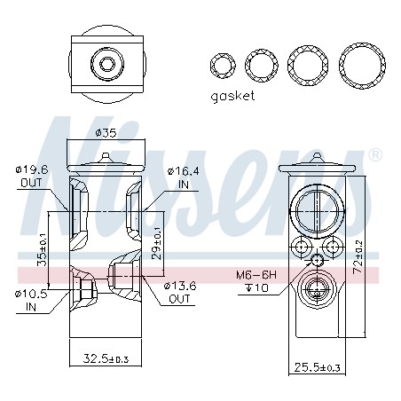 Détendeur, climatisation Pour Peugeot Fiat Toyota Citroën 6461F9 9464420480