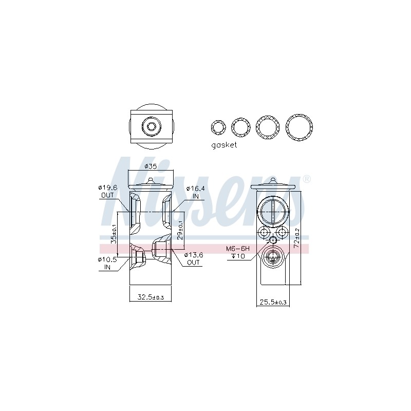 Détendeur, climatisation Pour Peugeot Fiat Toyota Citroën 6461F9 9464420480
