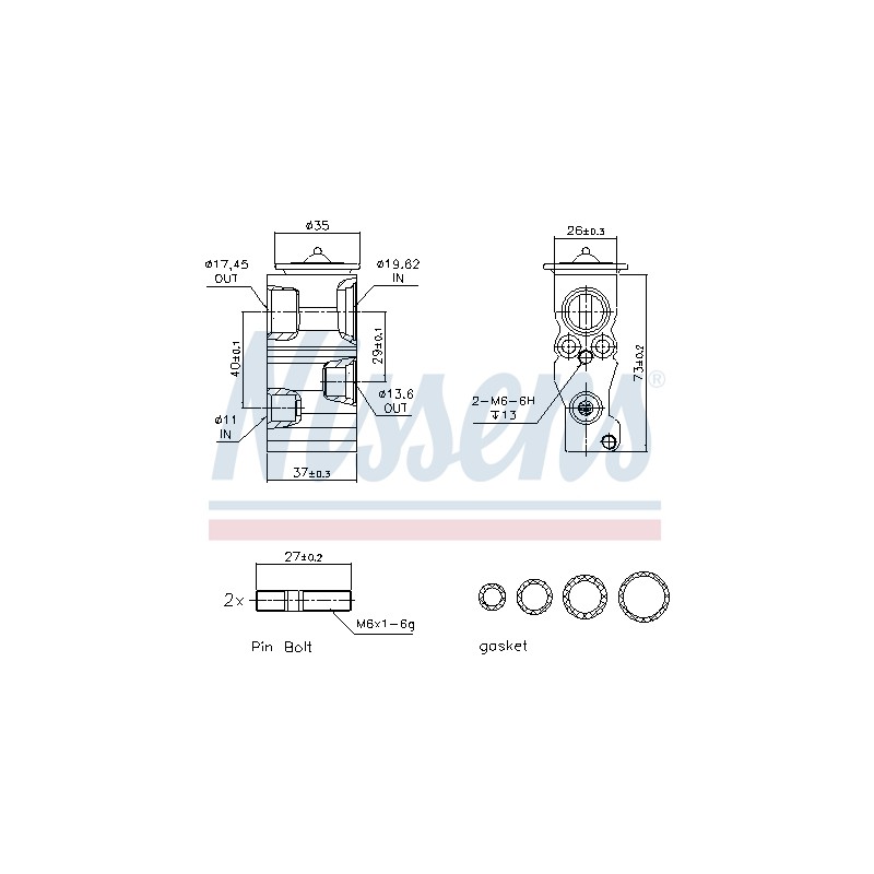 Détendeur, climatisation Pour Peugeot Citroën C3 I II - DS 1617191580 6461N0
