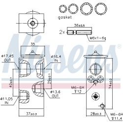 Détendeur, climatisation Pour Peugeot 208 Opel Fiat Citroën 1608183980 3549794