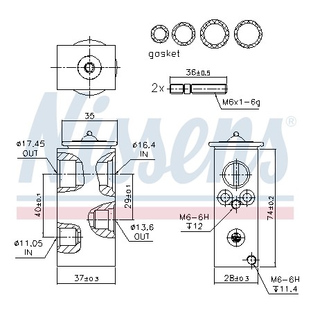 Détendeur, climatisation Pour Peugeot 208 Opel Fiat Citroën 1608183980 3549794
