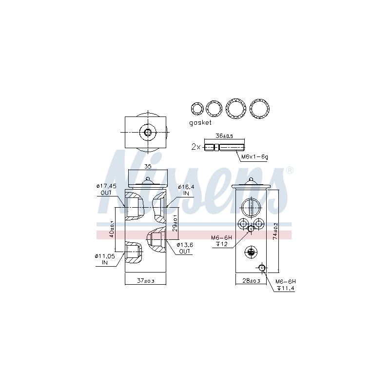 Détendeur, climatisation Pour Peugeot 208 Opel Fiat Citroën 1608183980 3549794