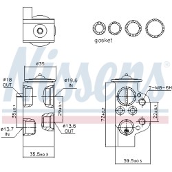 Détendeur, climatisation Pour Audi A4 A5 Q5 8K0820679A 8K0820679B