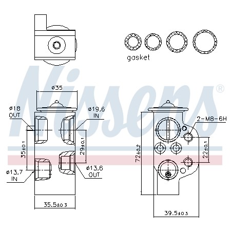 Détendeur, climatisation Pour Audi A4 A5 Q5 8K0820679A 8K0820679B