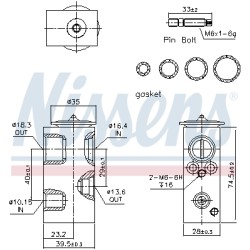Détendeur, climatisation Pour Fiat 500 Chrysler Iveco Lancia 51854926 77366098