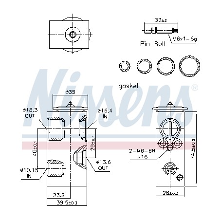 Détendeur, climatisation Pour Fiat 500 Chrysler Iveco Lancia 51854926 77366098