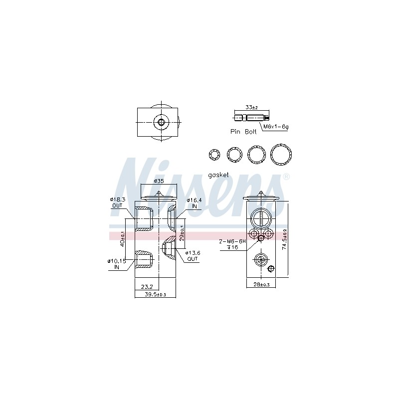 Détendeur, climatisation Pour Fiat 500 Chrysler Iveco Lancia 51854926 77366098