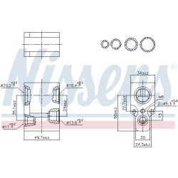 Détendeur, climatisation Pour Renault VW Bora Audi Seat 6N0820679A 6N0820679C
