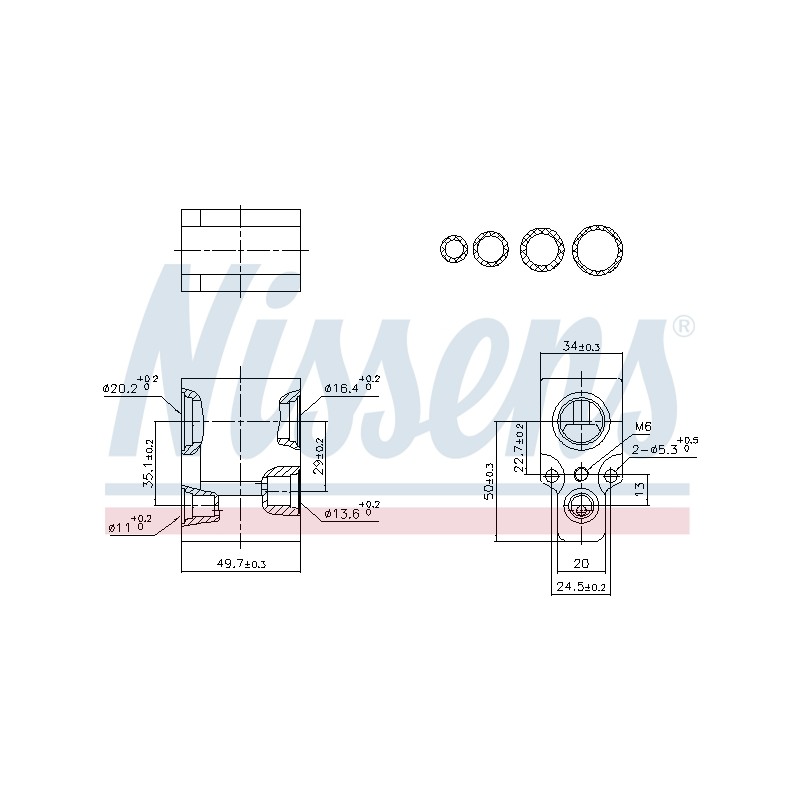 Détendeur, climatisation Pour Renault VW Bora Audi Seat 6N0820679A 6N0820679C