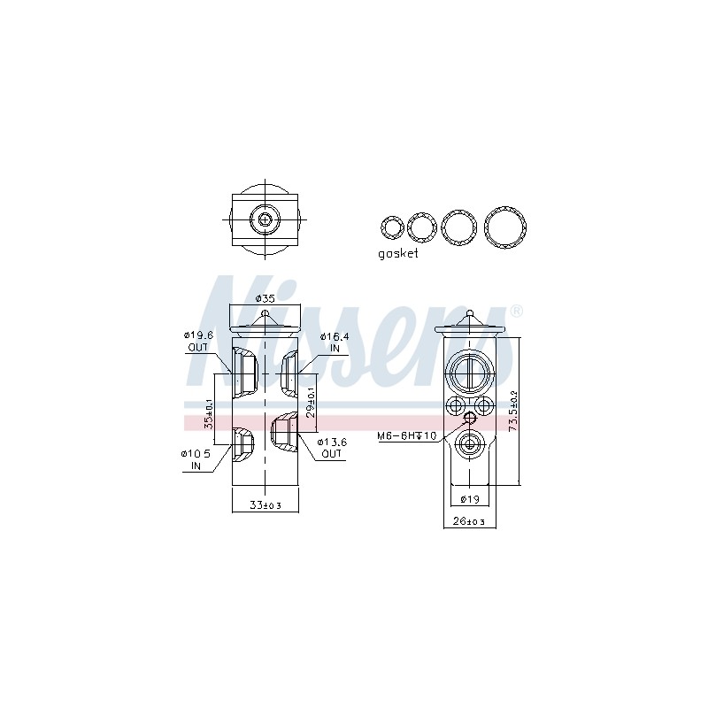 Détendeur, climatisation Pour Peugeot VW Seat Opel 6461E9 701820679D 4635199