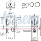 Détendeur, climatisation Pour Renault Opel Fiat Alfa Romeo 7701047852 1618491