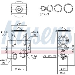 Détendeur, climatisation Pour Renault Opel Fiat Alfa Romeo 7701047852 1618491