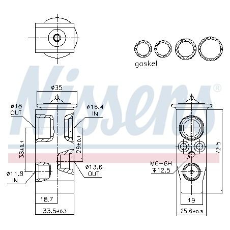 Détendeur, climatisation Pour VW Audi A3 Q2 Q3 Seat Skoda 5Q0816679B 5Q0820679