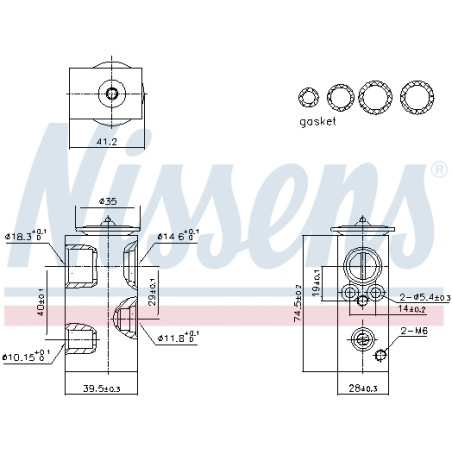 Détendeur, climatisation Pour Renault Dacia Fiat Jeep 922700511R 77368114