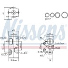 Détendeur, climatisation Pour VW Polo Audi A1 Seat Skoda 6C0816679 6C0820679