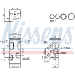 Détendeur, climatisation Pour VW Polo Audi A1 Seat Skoda 6C0816679 6C0820679
