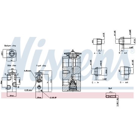 Détendeur, climatisation Pour Ford Fiesta VI 1541406 8V5119849AA