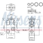 Détendeur, climatisation Pour Ford Galaxy Mondeo IV S-Max 1675329 9G9119849AA