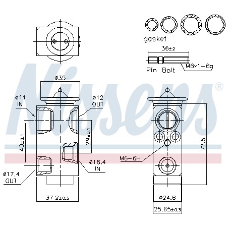 Détendeur, climatisation Pour Ford Galaxy Mondeo IV S-Max 1675329 9G9119849AA