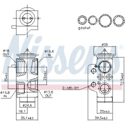 Détendeur, climatisation Pour VW California T6 Multivan VI 7E0816679