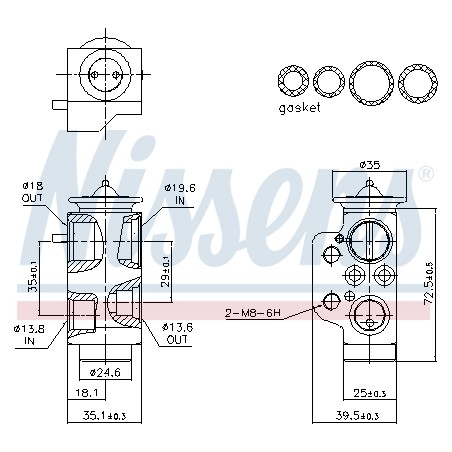 Détendeur, climatisation Pour VW California T6 Multivan VI 7E0816679