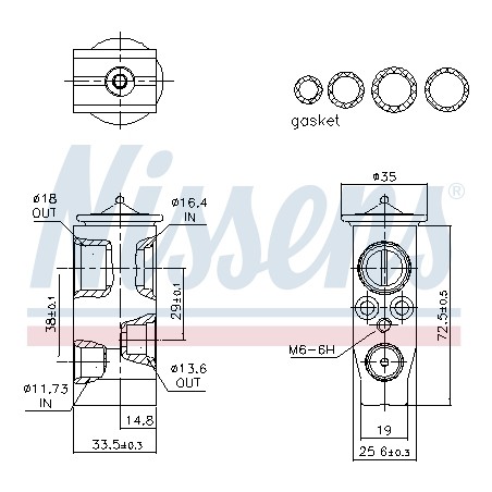Détendeur, climatisation Pour VW T-Cross Audi A1 Skoda Fabia IV 2Q0816679A