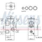 Détendeur, climatisation Pour Nissan Micra C+C III Note 92200AX00A