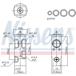Détendeur, climatisation Pour Toyota Corolla FJ Cruiser Land 100 Prado Lexus GX