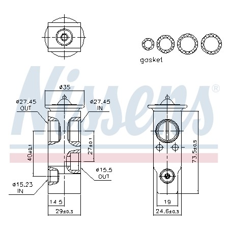 Détendeur, climatisation Pour Toyota Corolla FJ Cruiser Land 100 Prado Lexus GX