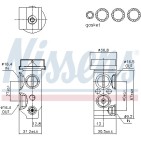 Détendeur, climatisation Pour Suzuki Grand Vitara II 9543164J80