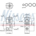 Détendeur, climatisation Pour Toyota Yaris 885150D550