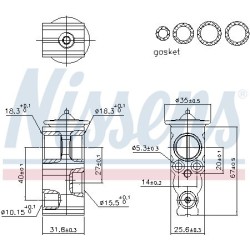 Détendeur, climatisation Pour Toyota Yaris 885150D550