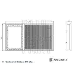 Filtre à Air Pour MG MG ZS SUV ZX 10334315
