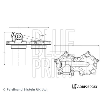 Filtre à Carburant Pour Toyota Land Cruiser 300 Lexus LX 23300-52050