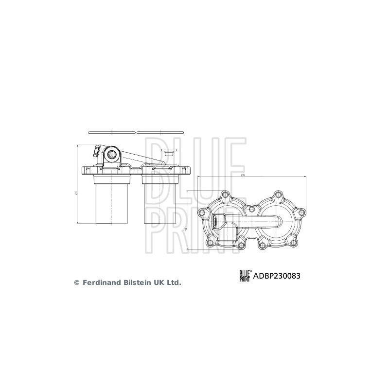 Filtre à Carburant Pour Toyota Land Cruiser 300 Lexus LX 23300-52050