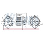 Pulseur d'Air Habitacle Pour Renault Opel Nissan Renault Trucks 7701048969