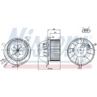 Pulseur d'Air Habitacle Pour VW Audi Seat Skoda 1K1819015 1K1819015C 1K1819015D