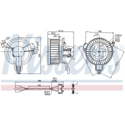 Pulseur d'Air Habitacle Pour Peugeot 306 Partner Citroën Berlingo ZX