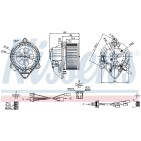 Pulseur d'Air Habitacle Pour Citroën Xantia 6441K2 6441K6 95668114 E165006
