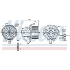Pulseur d'Air Habitacle Pour Audi A4 A5 Q5 8K2820021A 8K2820021B 8K2820021C