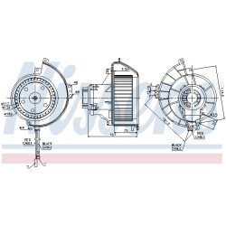 Pulseur d'Air Habitacle Pour Opel Astra G H 1845002 1845059 1845099 1845118