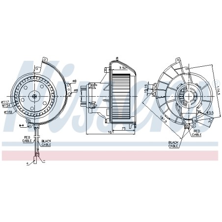 Pulseur d'Air Habitacle Pour Opel Astra G H 1845002 1845059 1845099 1845118