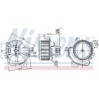 Pulseur d'Air Habitacle Pour Peugeot Opel Fiat Citroën 77364826 1845160 1845241
