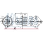 Pulseur d'Air Habitacle Pour Peugeot 307 Citroën C4 I -