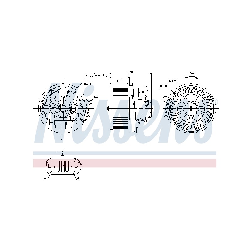 Pulseur d'Air Habitacle Pour Peugeot 206 206+ 307 1007 Citroën C2 C3 I