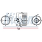 Pulseur d'Air Habitacle Pour Peugeot Fiat Citroën Lancia 6441P8 6441T4 6441S9
