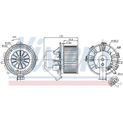 Pulseur d'Air Habitacle Pour VW Crafter 30-35 30-50 MERCEDES Sprinter