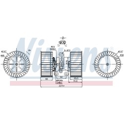 Pulseur d'Air Habitacle Pour BMW Série 5 E39 X5 Land Rover Range Rover III
