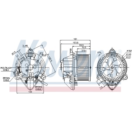 Pulseur d'Air Habitacle Pour Peugeot Partner Citroën Berlingo Xsara ZX