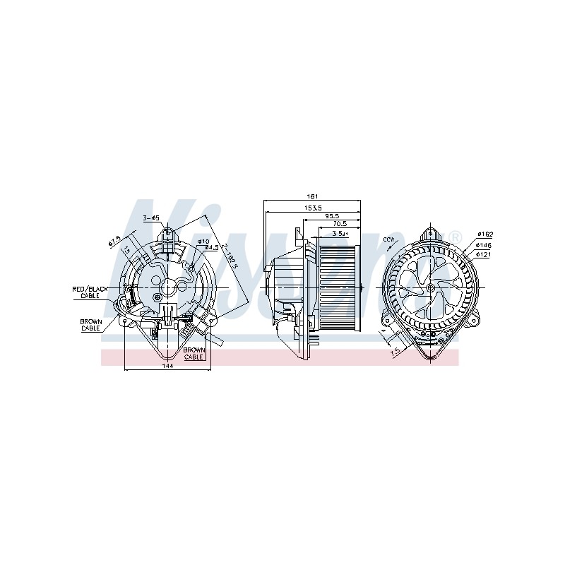 Pulseur d'Air Habitacle Pour Peugeot Partner Citroën Berlingo Xsara ZX